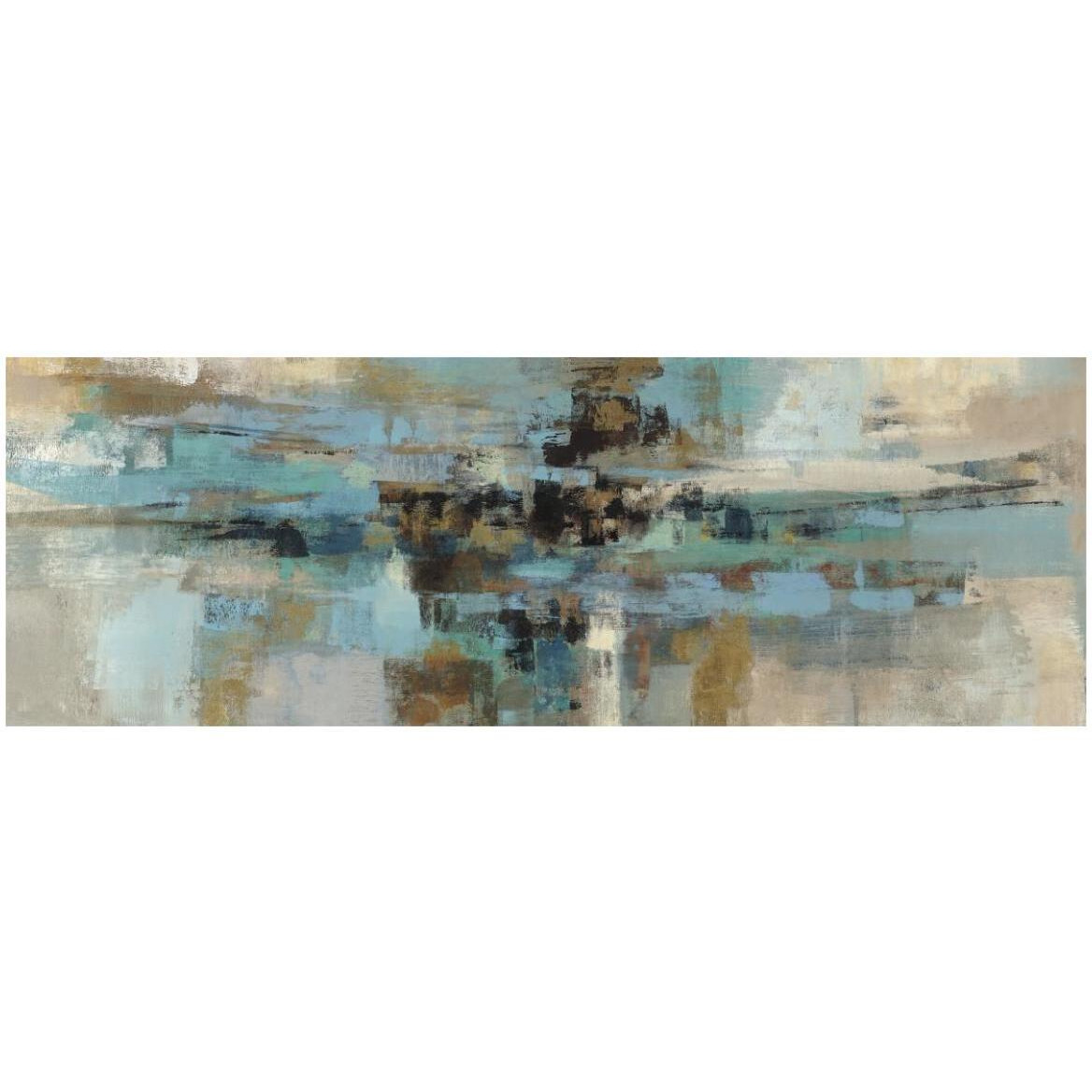 Morning Fjord Crop -Paper Art-56&quotx20"