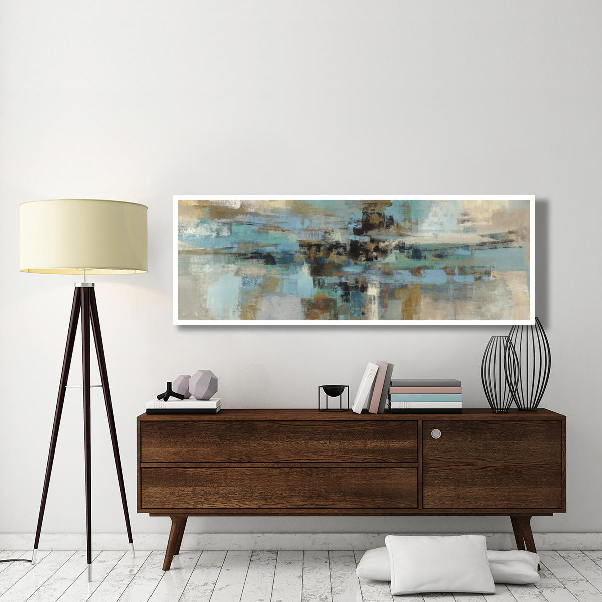 Morning Fjord Crop -Paper Art-74&quotx26"