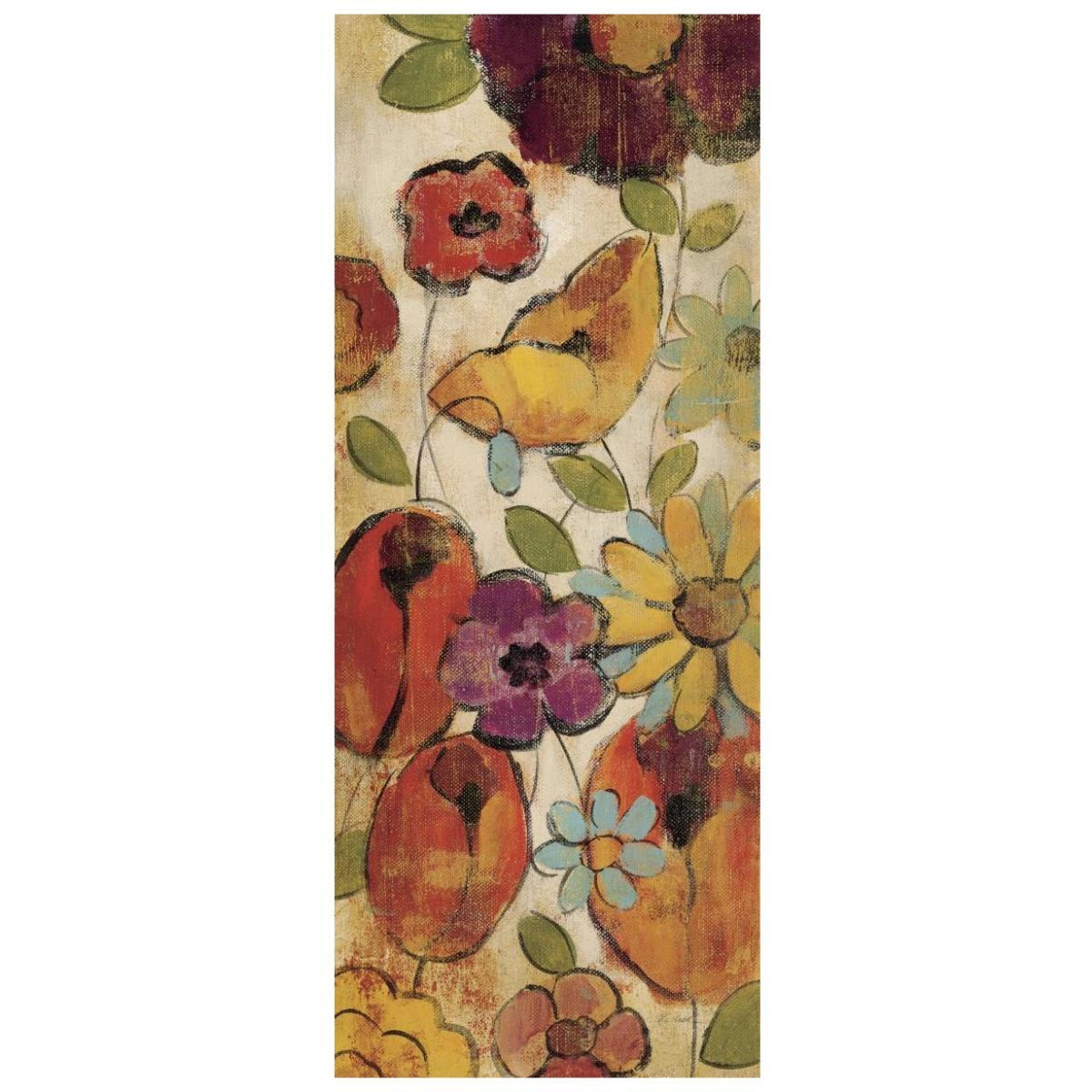 Floral Sketches on Linen II -Paper Art-32&quotx77"