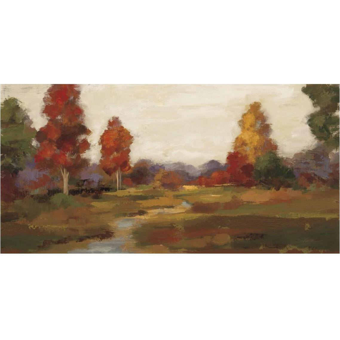 Fall Creek -Paper Art-38&quotx20"