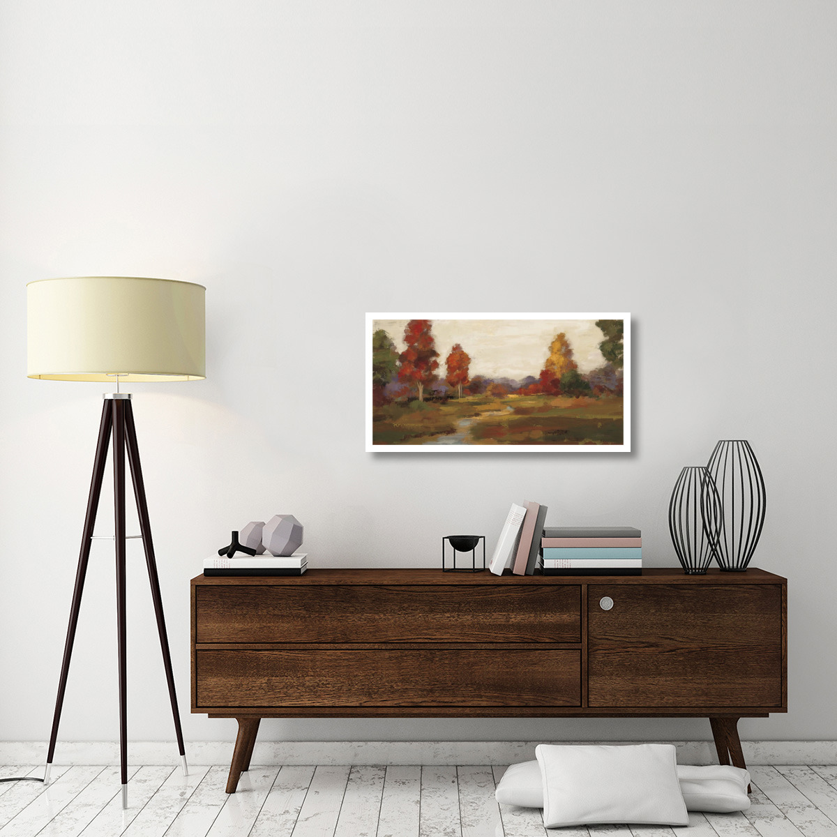 Fall Creek -Paper Art-38&quotx20"