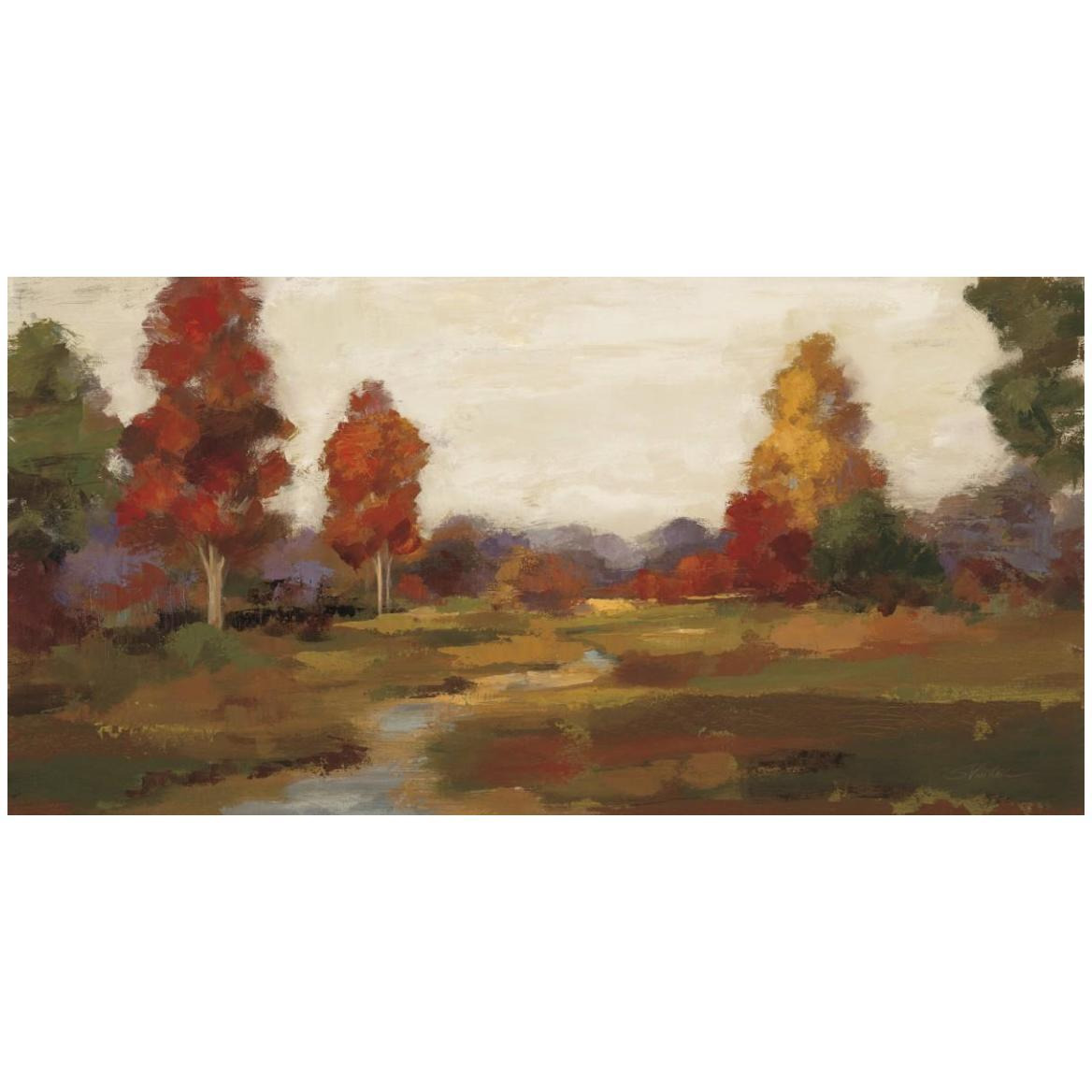 Fall Creek -Paper Art-50&quotx26"