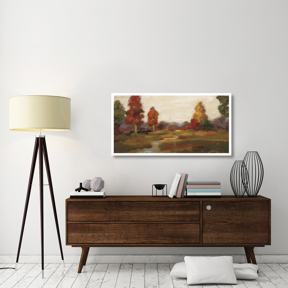 Fall Creek -Paper Art-50&quotx26"