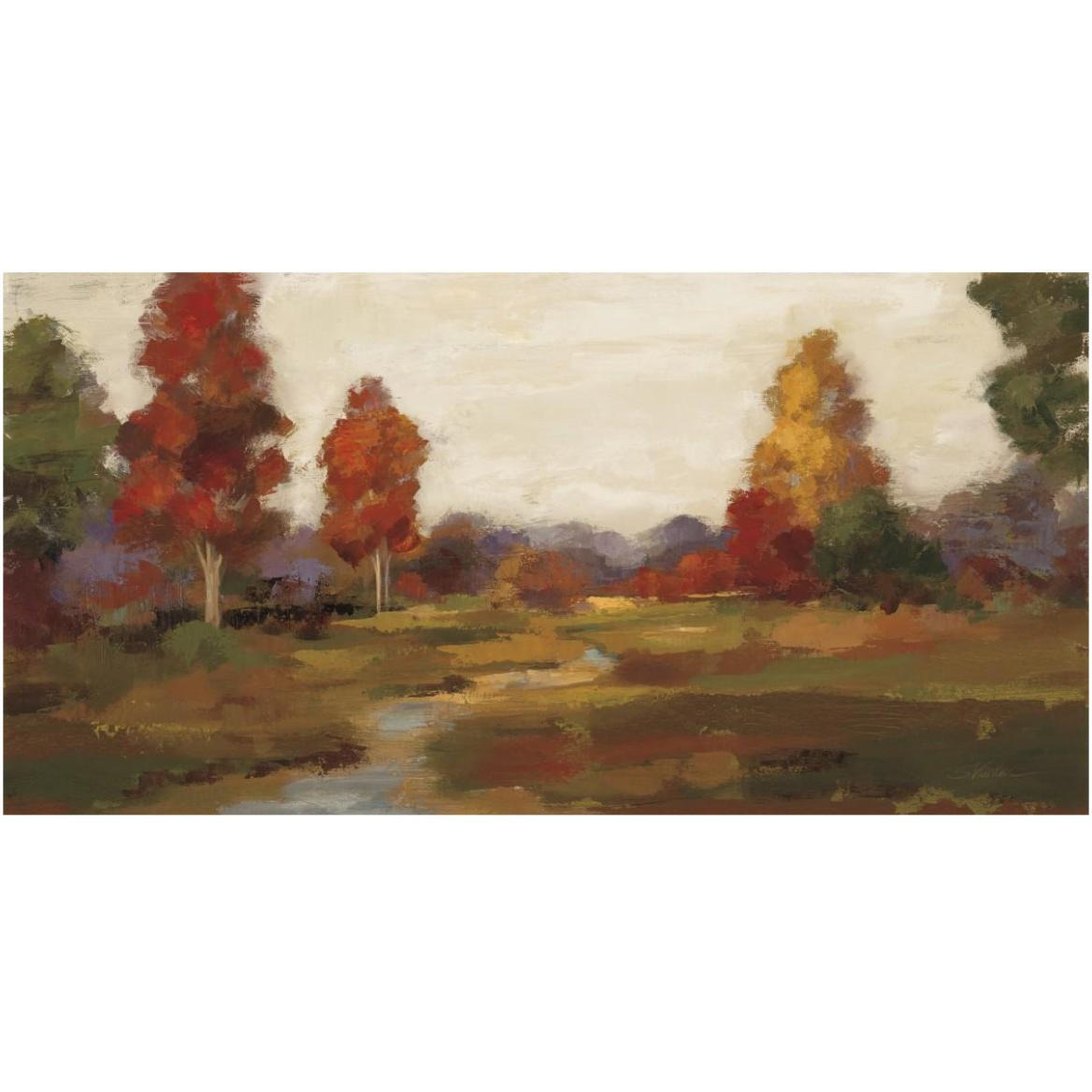 Fall Creek -Paper Art-62&quotx32"
