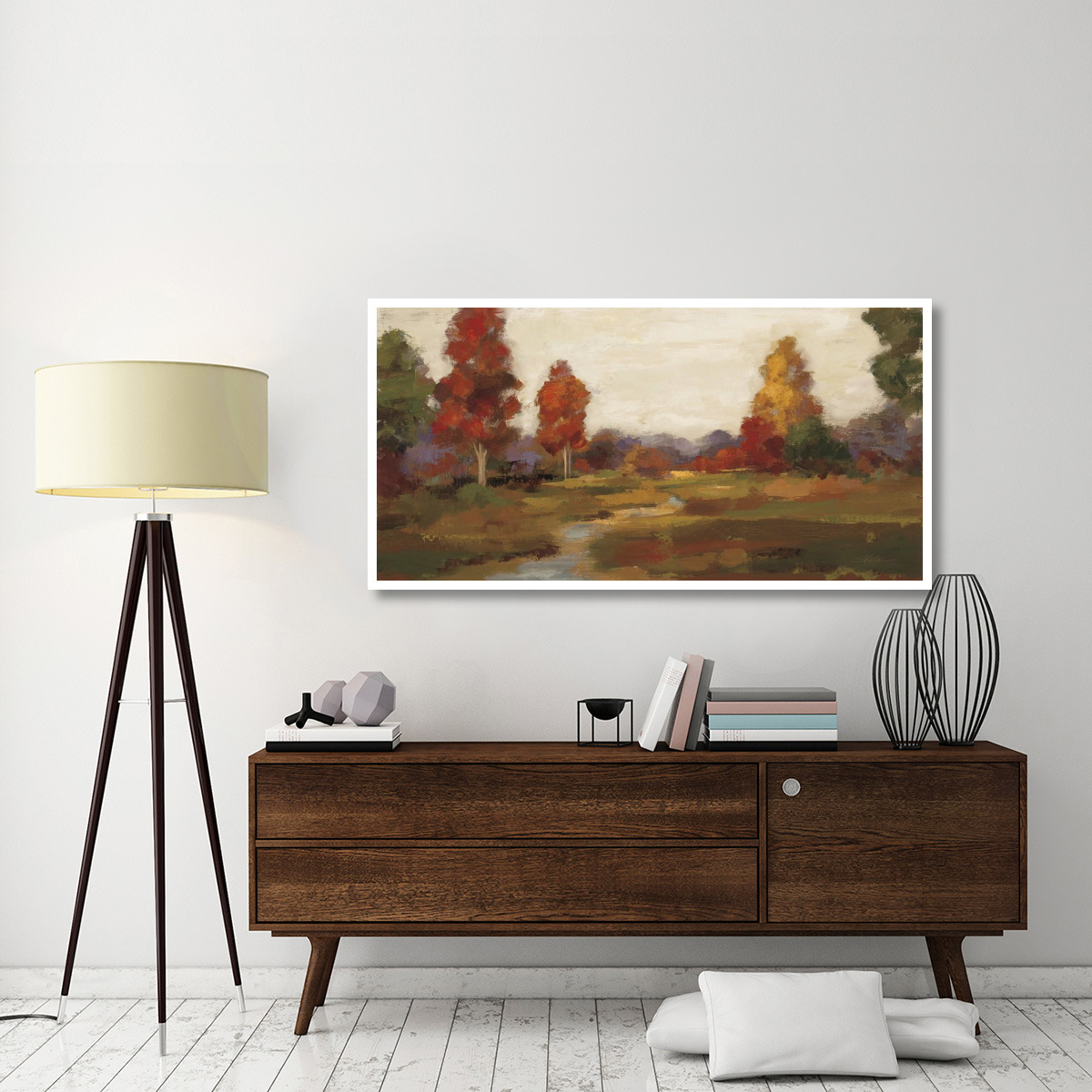 Fall Creek -Paper Art-62&quotx32"