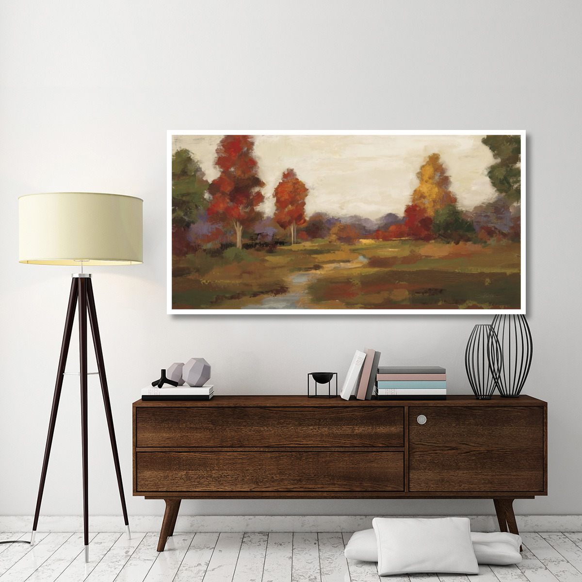 Fall Creek -Paper Art-74&quotx38"
