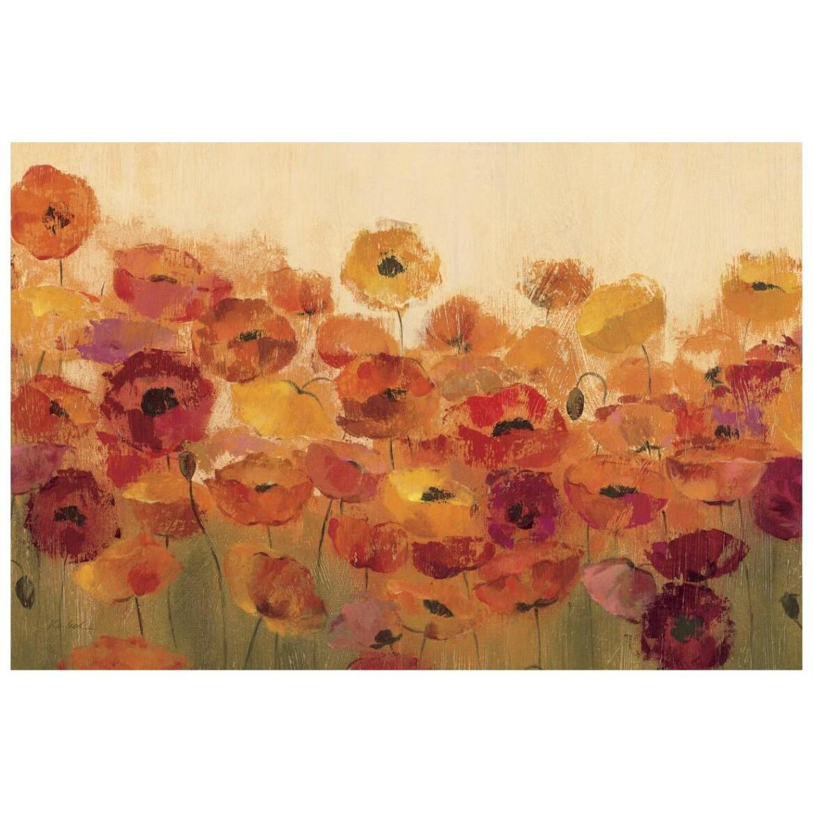 Summer Poppies -Paper Art-20&quotx14"