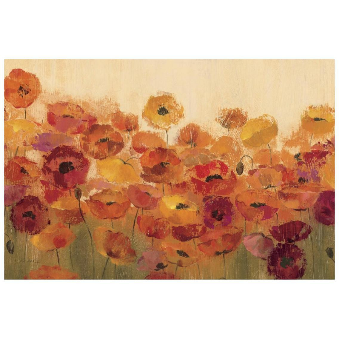 Summer Poppies -Paper Art-26&quotx18"
