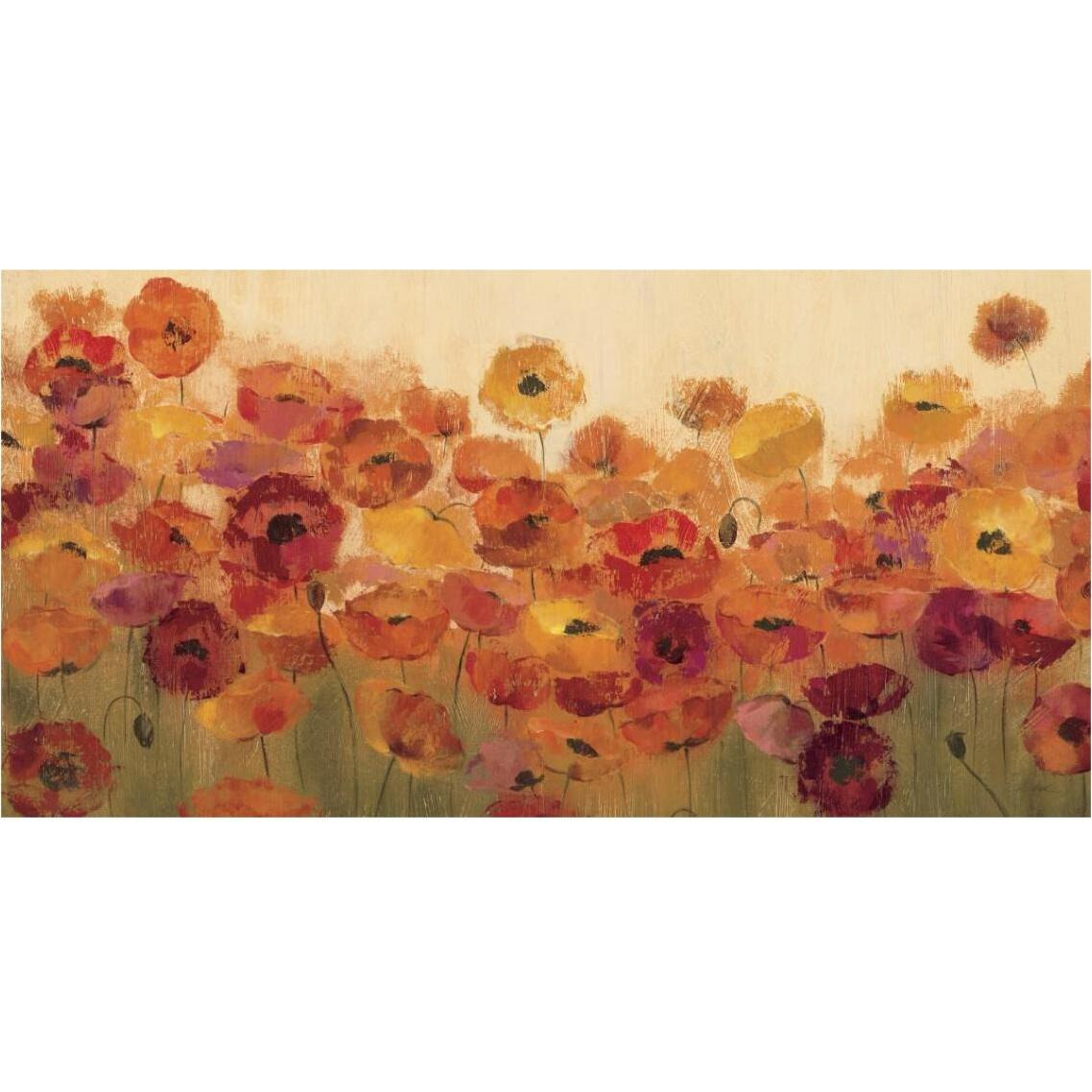 Summer Poppies -Paper Art-38&quotx20"