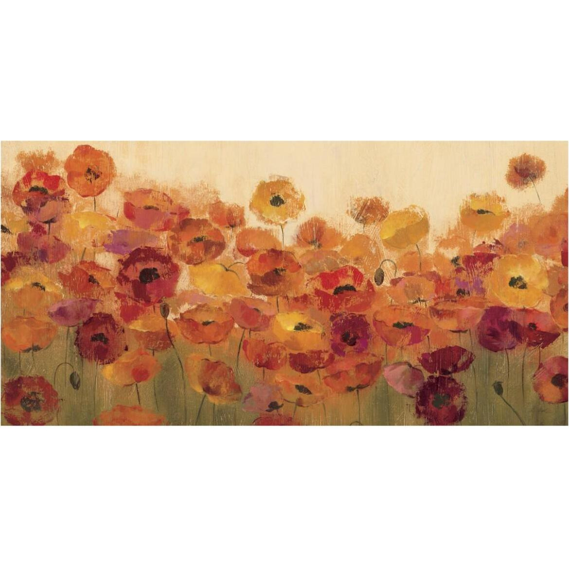 Summer Poppies -Paper Art-74&quotx38"
