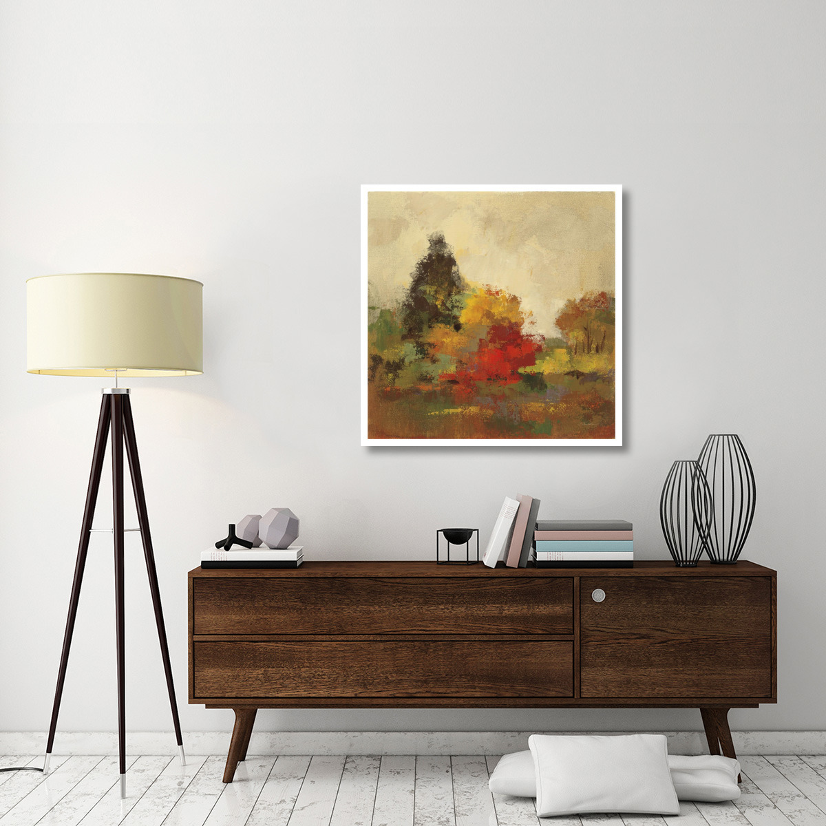 Fall Forest I -Paper Art-38&quotx38"