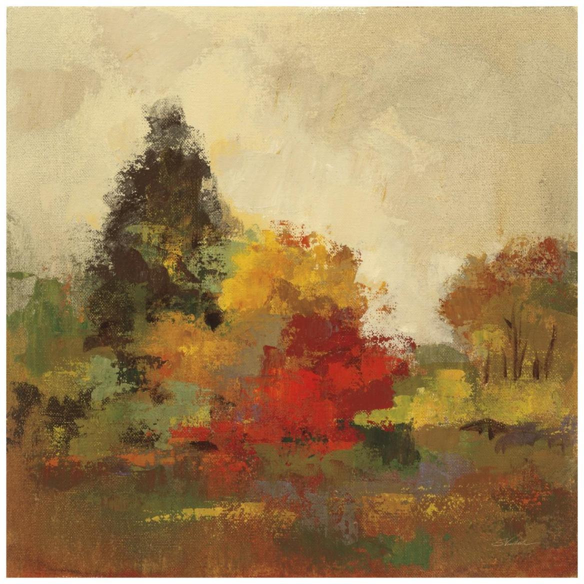 Fall Forest I -Paper Art-42&quotx42"