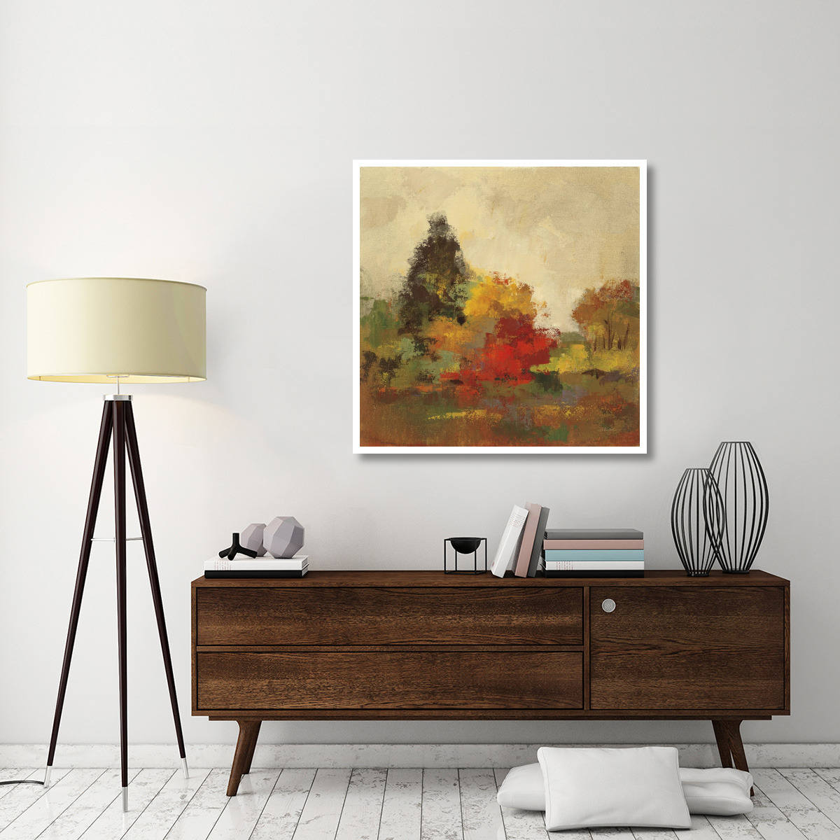 Fall Forest I -Paper Art-42&quotx42"