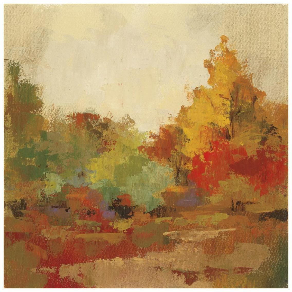Fall Forest II -Paper Art-26&quotx26"