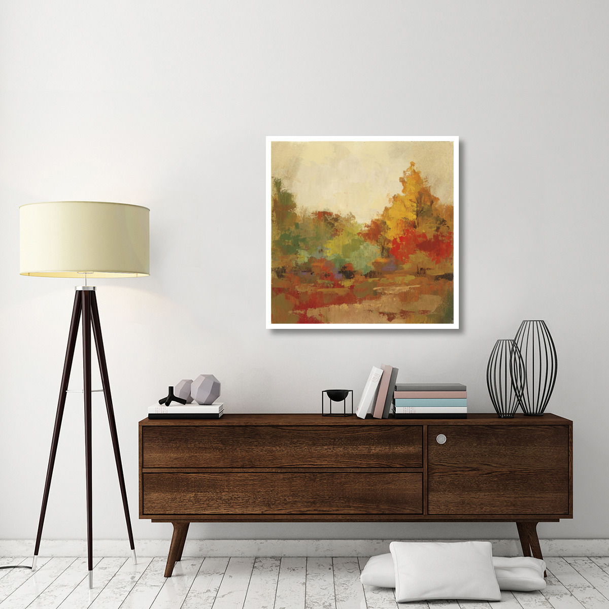 Fall Forest II -Paper Art-38&quotx38"