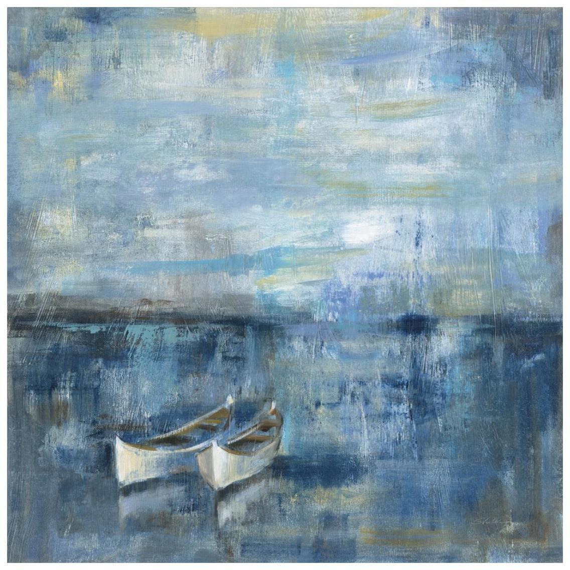 Two Boats -Paper Art-26&quotx26"