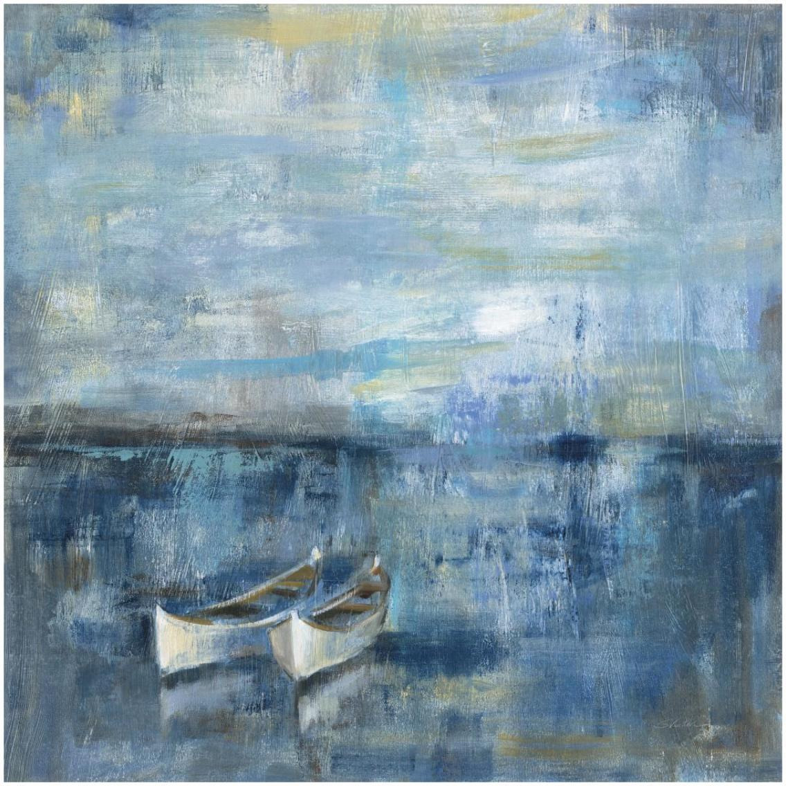 Two Boats -Paper Art-32&quotx32"
