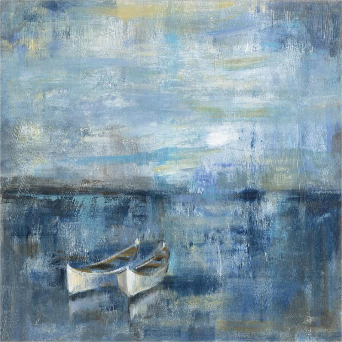 Two Boats -Paper Art-38&quotx38"