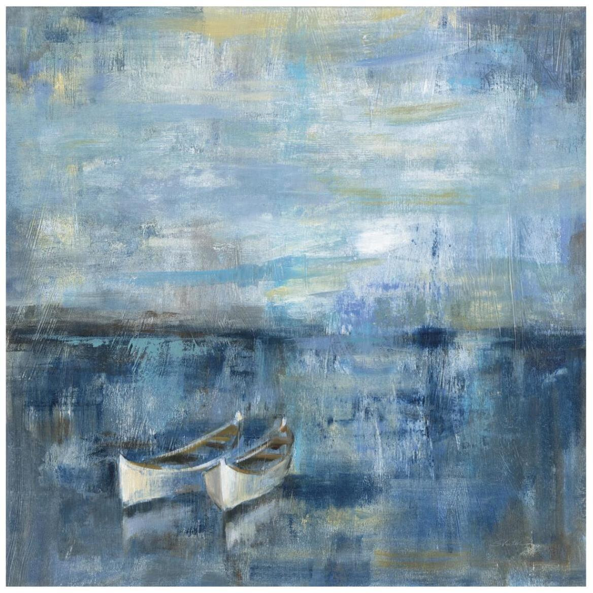 Two Boats -Paper Art-42&quotx42"