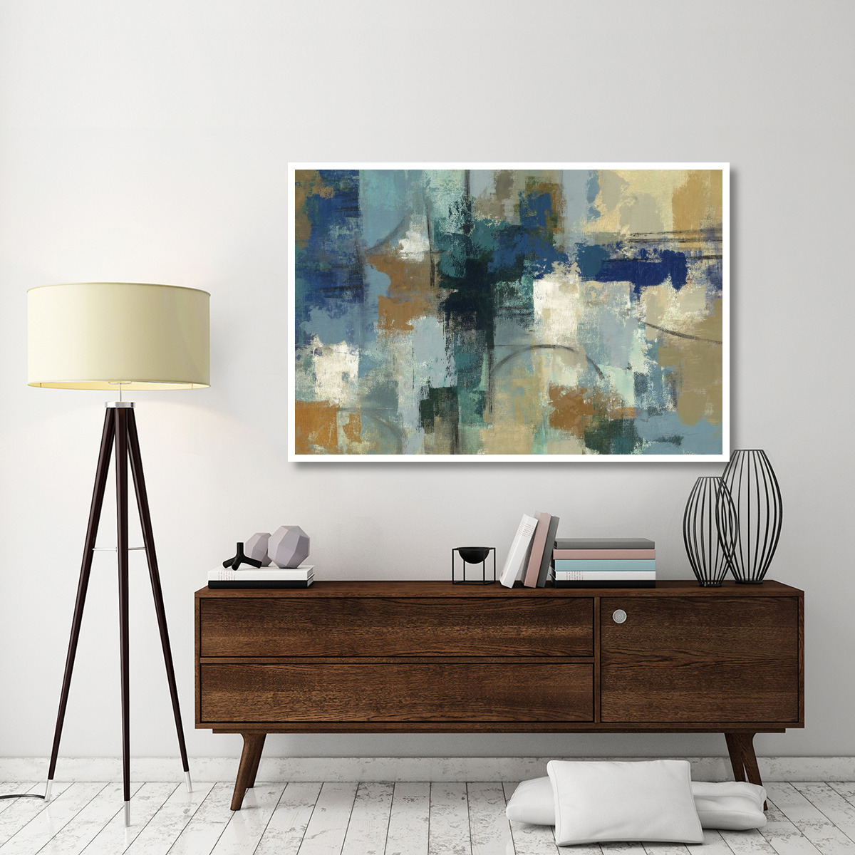 Jasper Lagoon -Paper Art-62&quotx42"