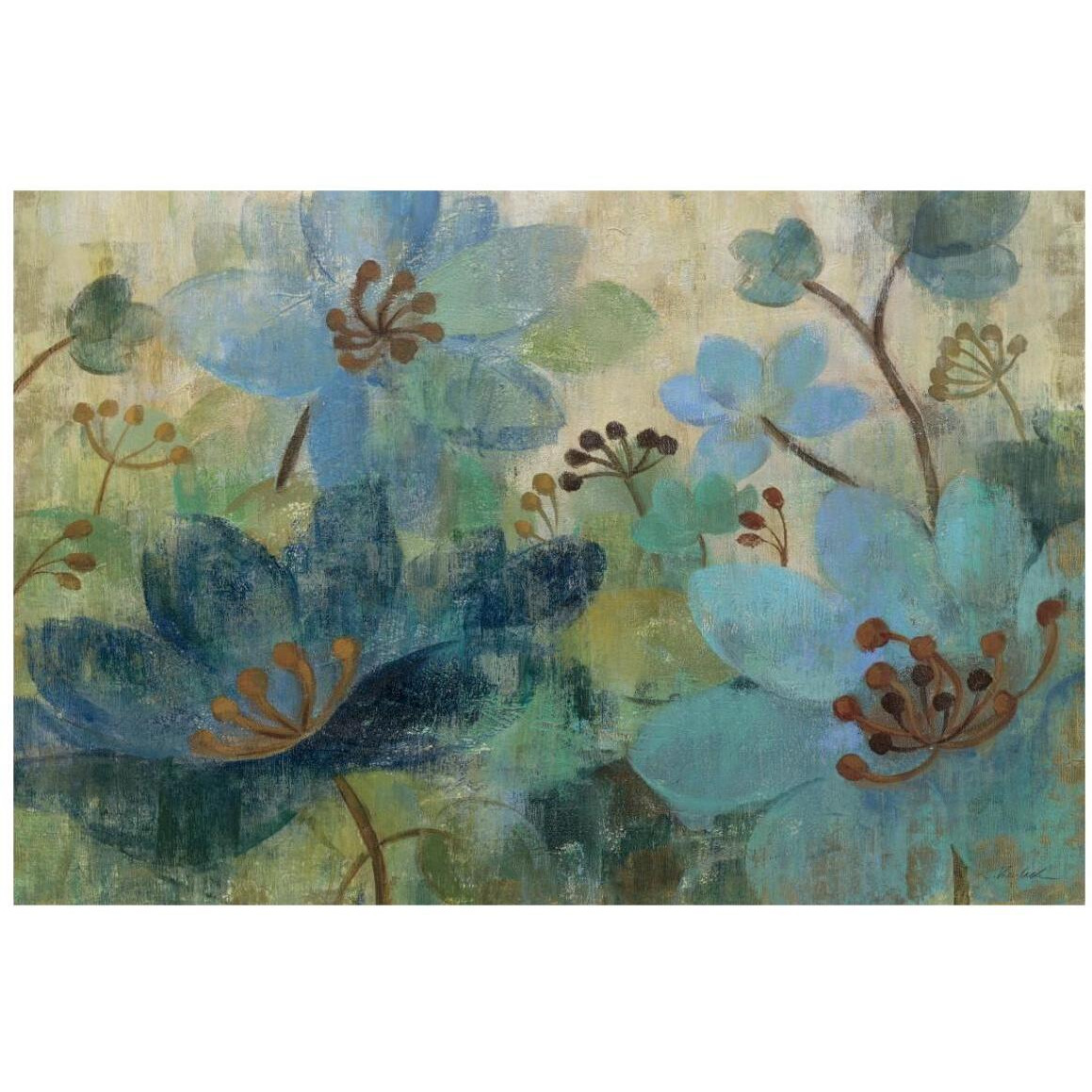 Peacock Garden -Paper Art-20&quotx14"