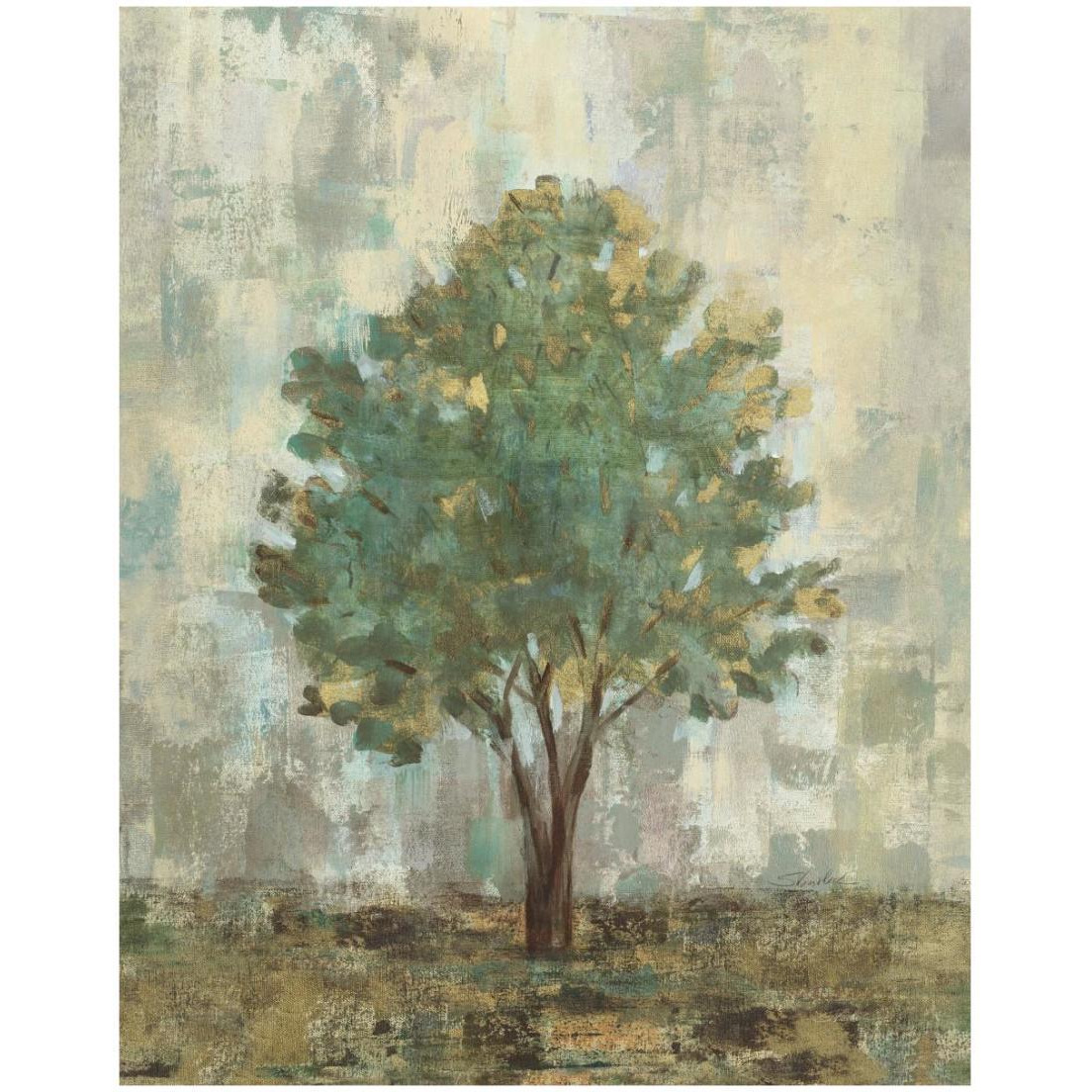 Verdi Trees II -Paper Art-18&quotx22"