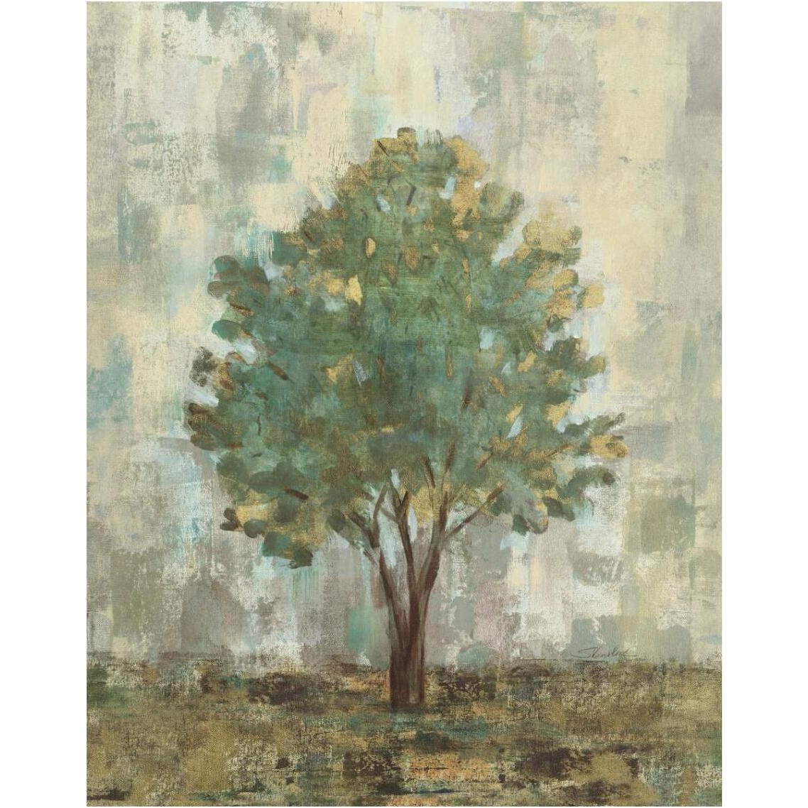 Verdi Trees II -Paper Art-30&quotx37"