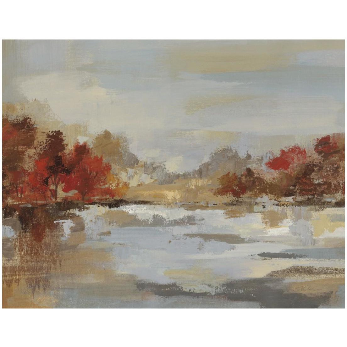 Late Fall Reminiscense Crop -Paper Art-22&quotx18"