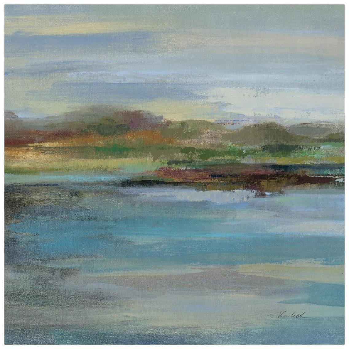 Northern Shore Square I -Paper Art-26&quotx26"