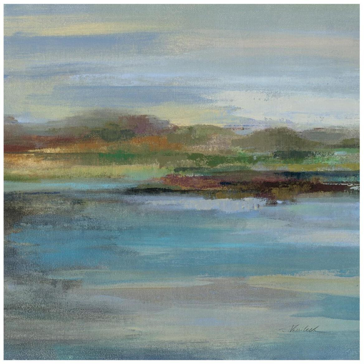 Northern Shore Square I -Paper Art-42&quotx42"
