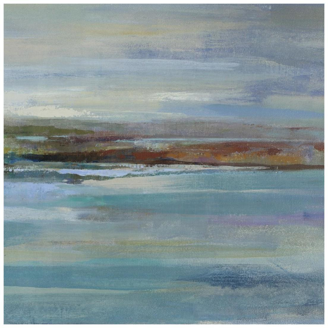 Northern Shore Square II -Paper Art-20&quotx20"