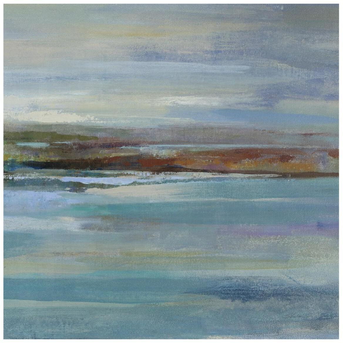 Northern Shore Square II -Paper Art-42&quotx42"