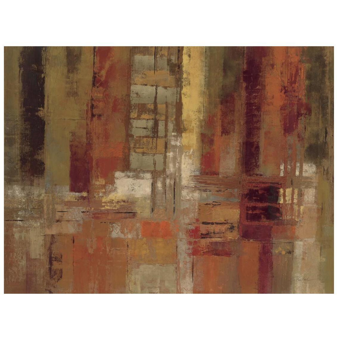 Sunset Street Crop -Paper Art-26&quotx20"