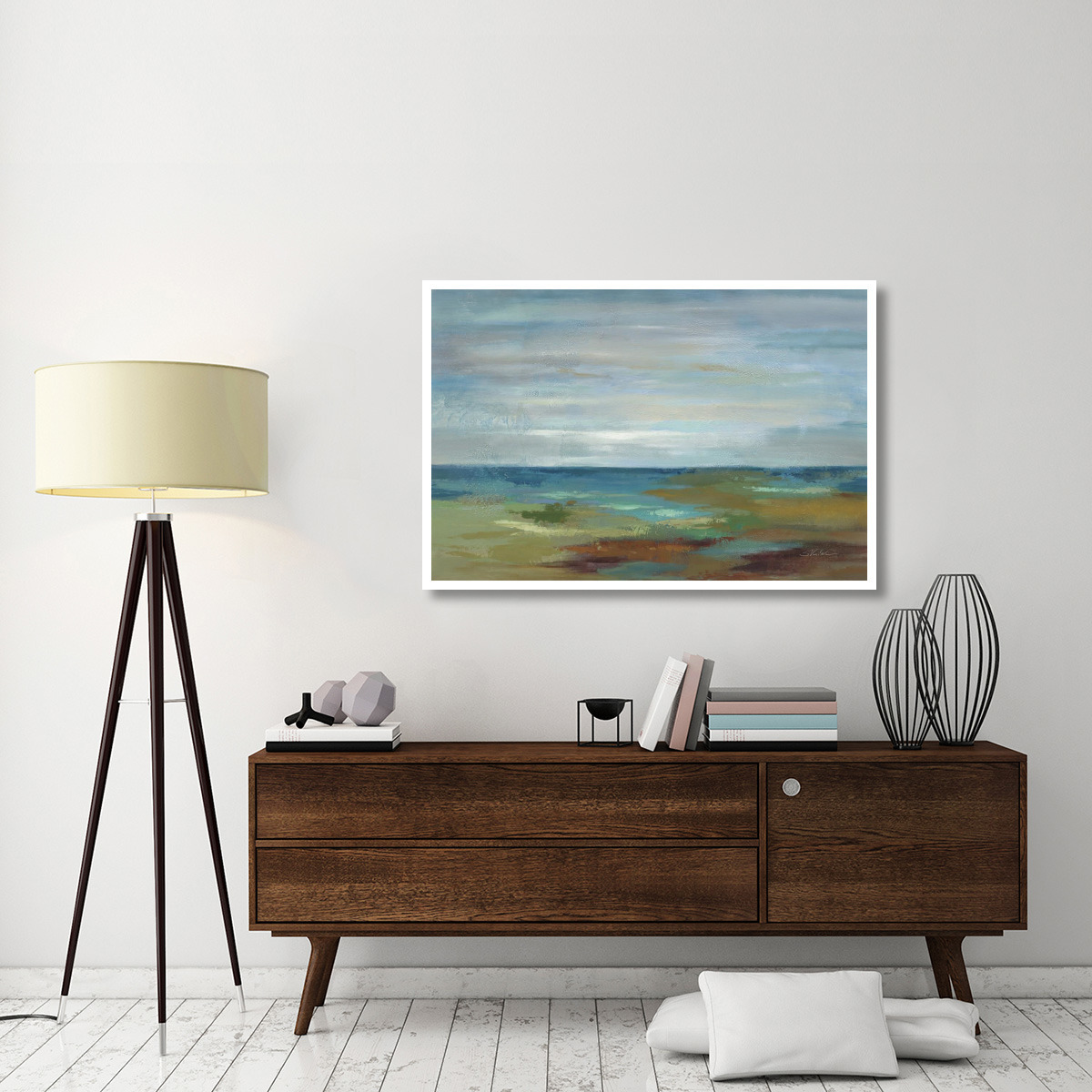 Wispy Clouds -Paper Art-50&quotx34"