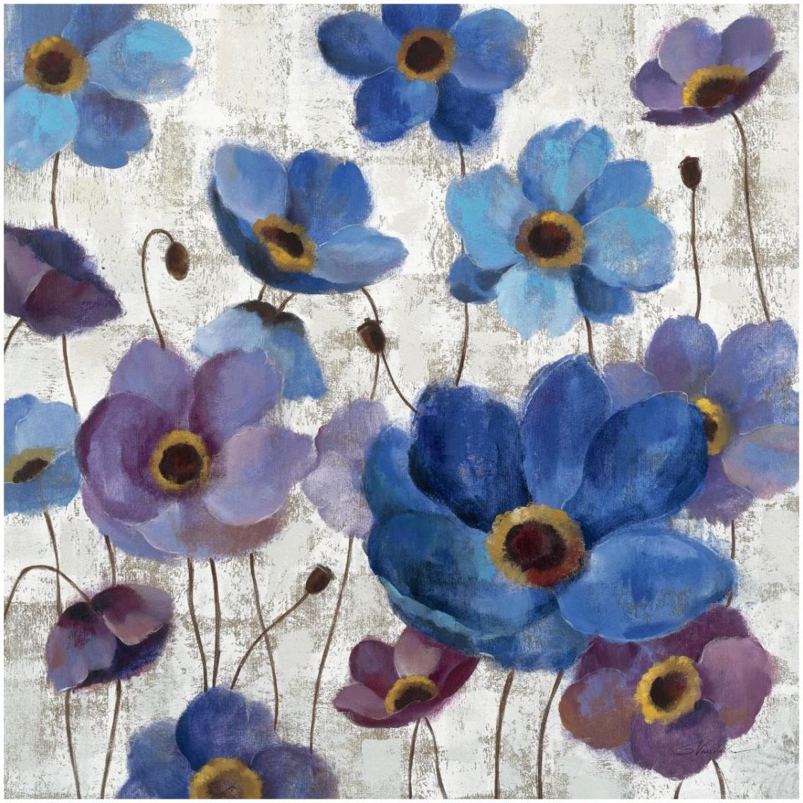Bold Anemones I -Paper Art-32&quotx32"
