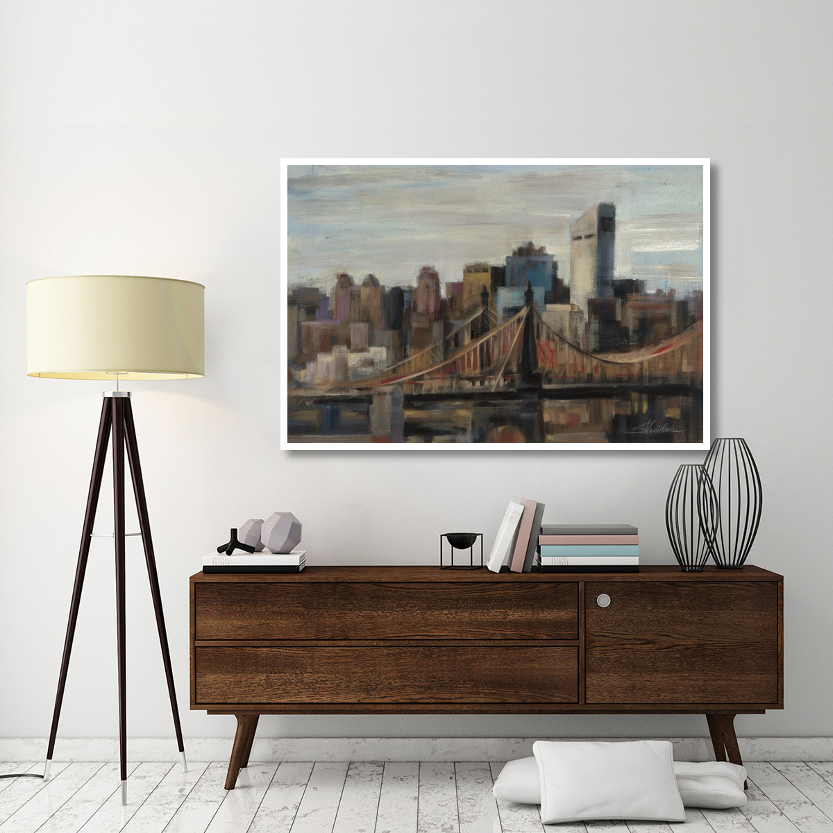 Queensboro Bridge -Paper Art-62&quotx42"