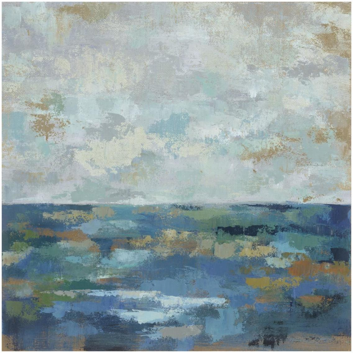 Seascape Sketches I -Paper Art-32&quotx32"