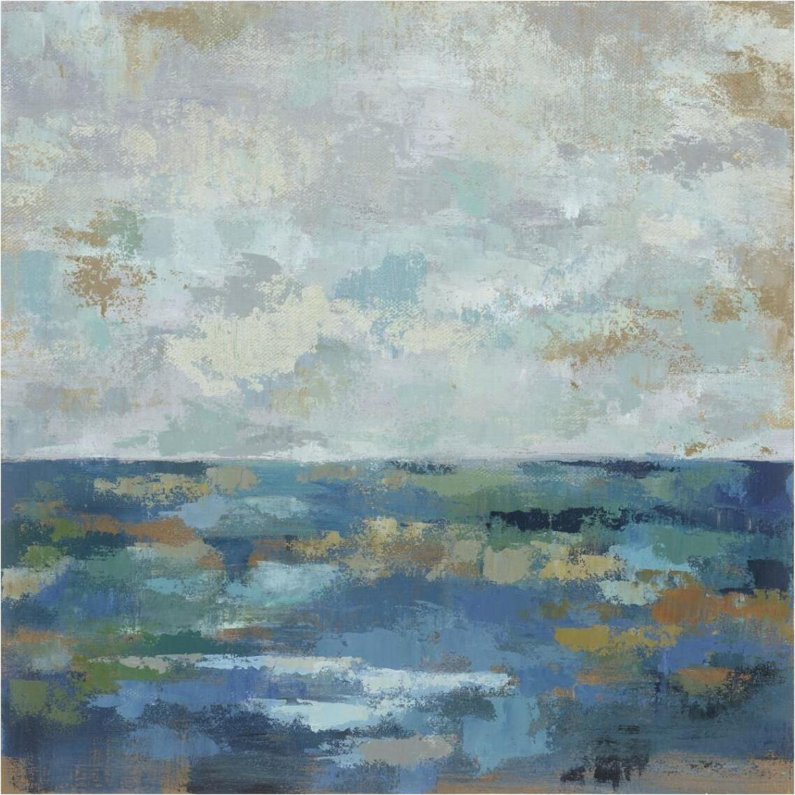 Seascape Sketches I -Paper Art-38&quotx38"