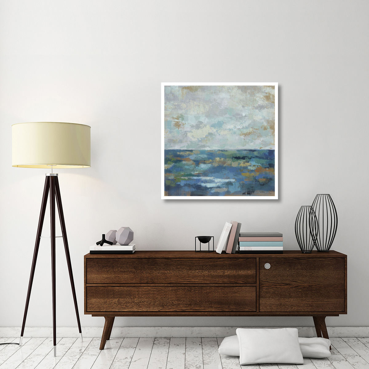 Seascape Sketches I -Paper Art-38&quotx38"