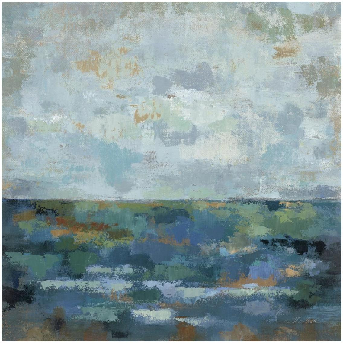Seascape Sketches II -Paper Art-32&quotx32"