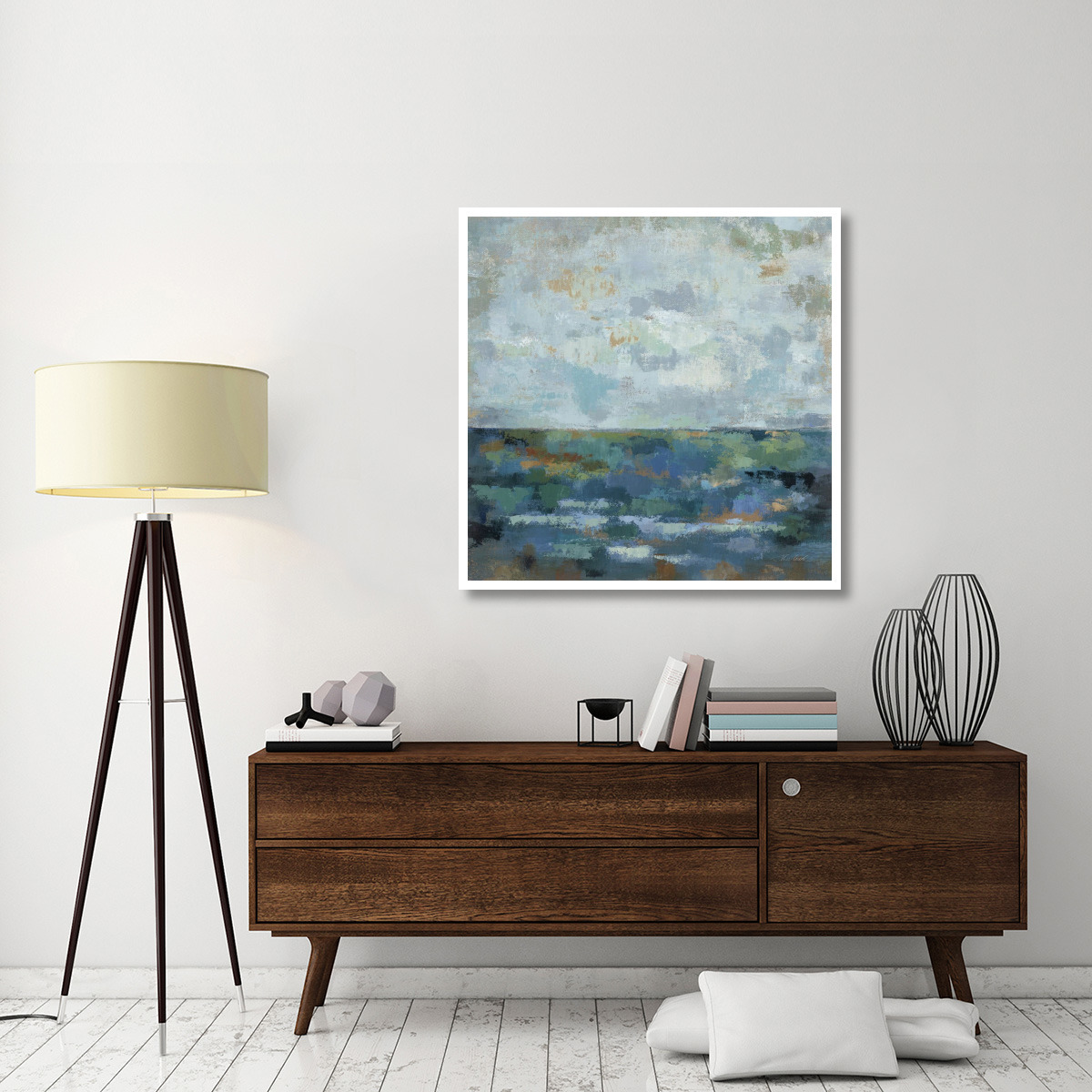 Seascape Sketches II -Paper Art-42&quotx42"