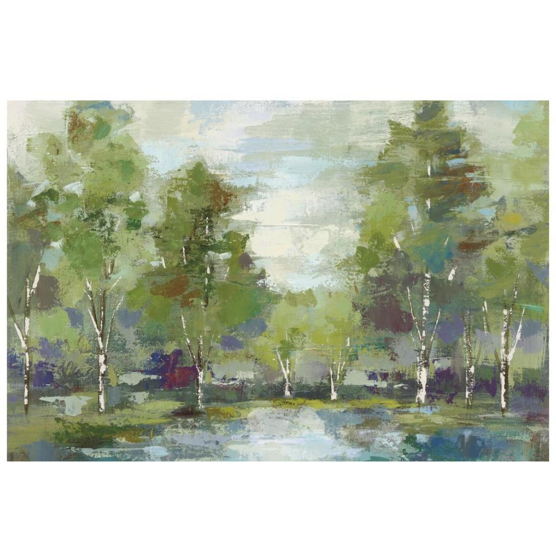 Forest at Dawn Crop -Paper Art-26&quotx18"