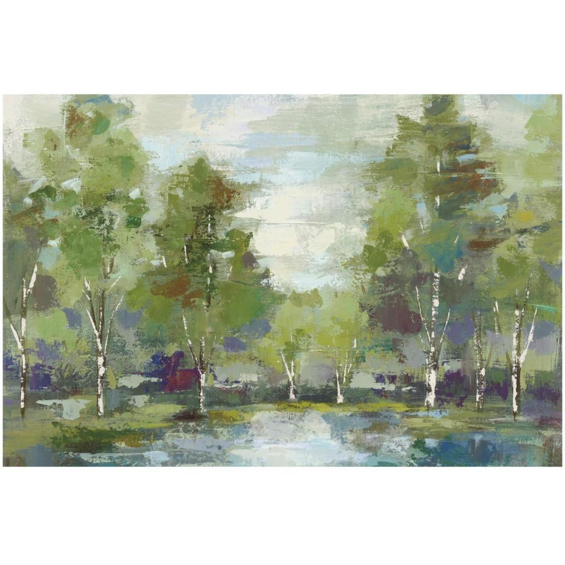 Forest at Dawn Crop -Paper Art-32&quotx22"