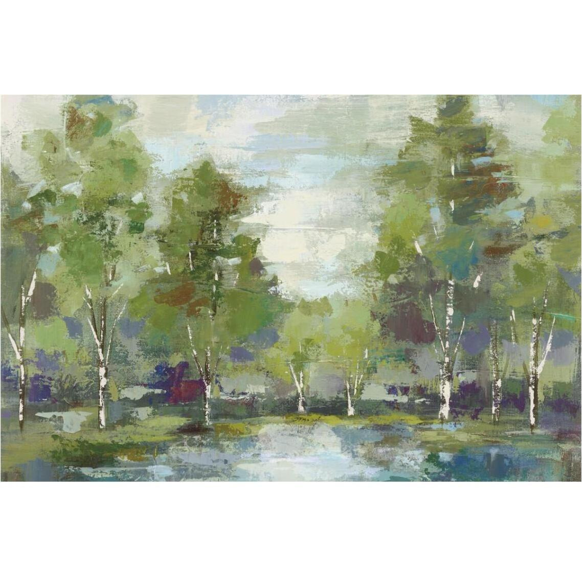 Forest at Dawn Crop -Paper Art-38&quotx26"