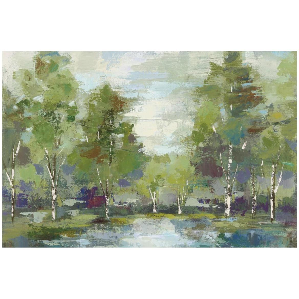 Forest at Dawn Crop -Paper Art-50&quotx34"