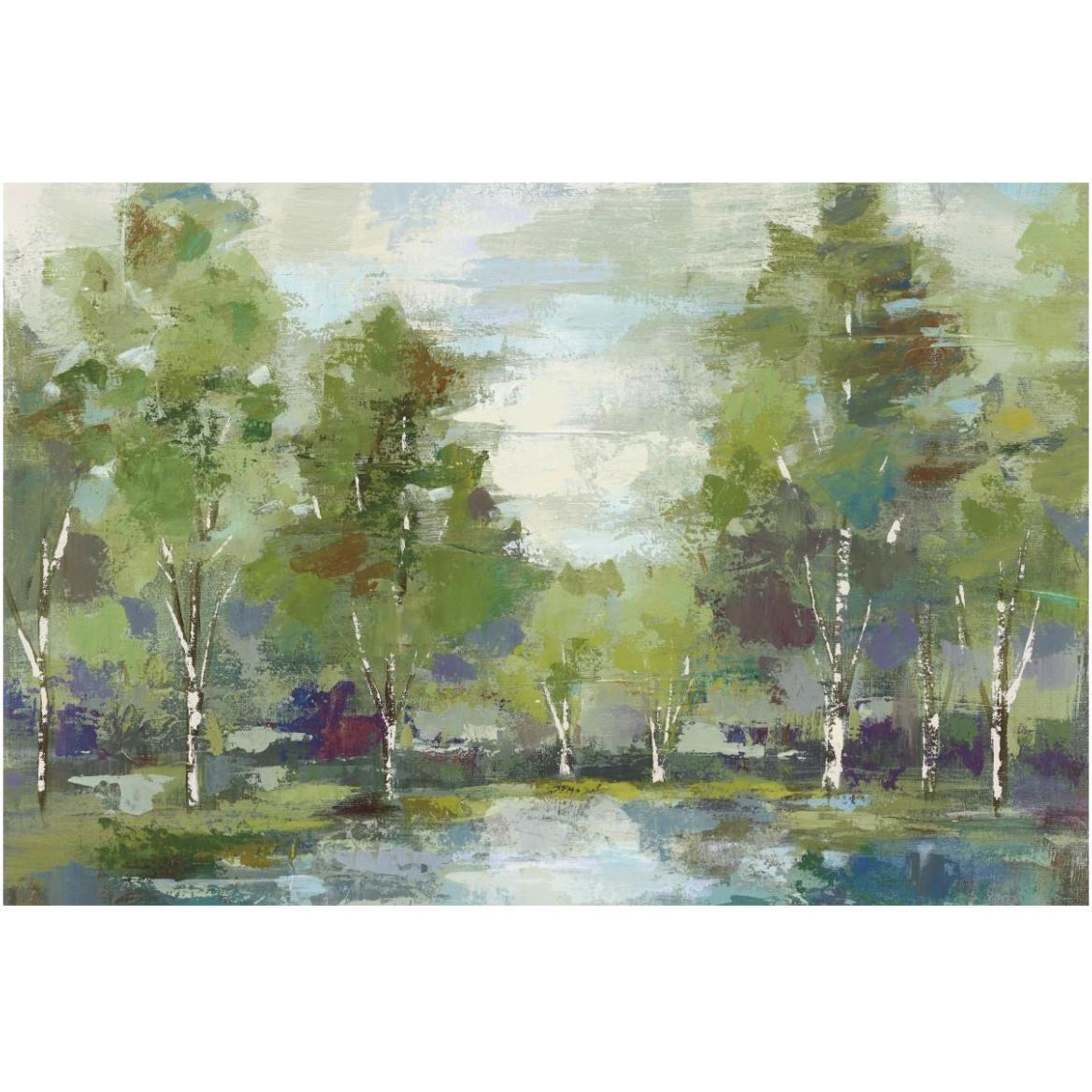Forest at Dawn Crop -Paper Art-62&quotx42"