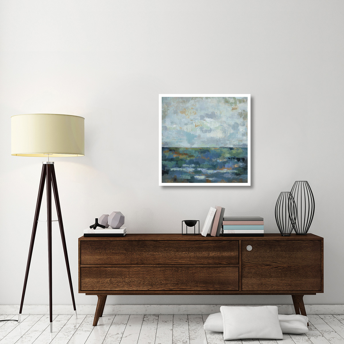 Seascape Sketches II -Paper Art-32&quotx32"