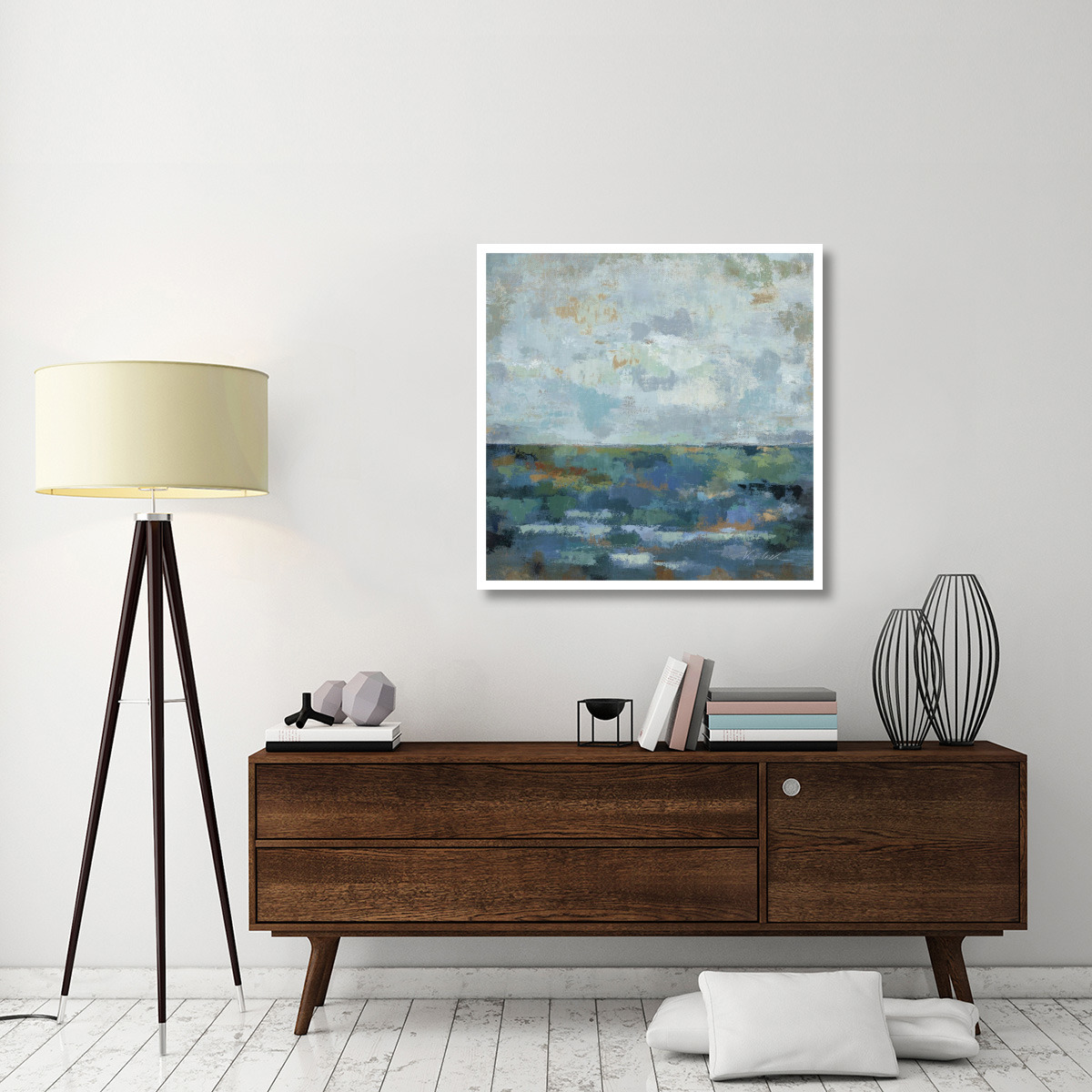 Seascape Sketches II -Paper Art-38&quotx38"