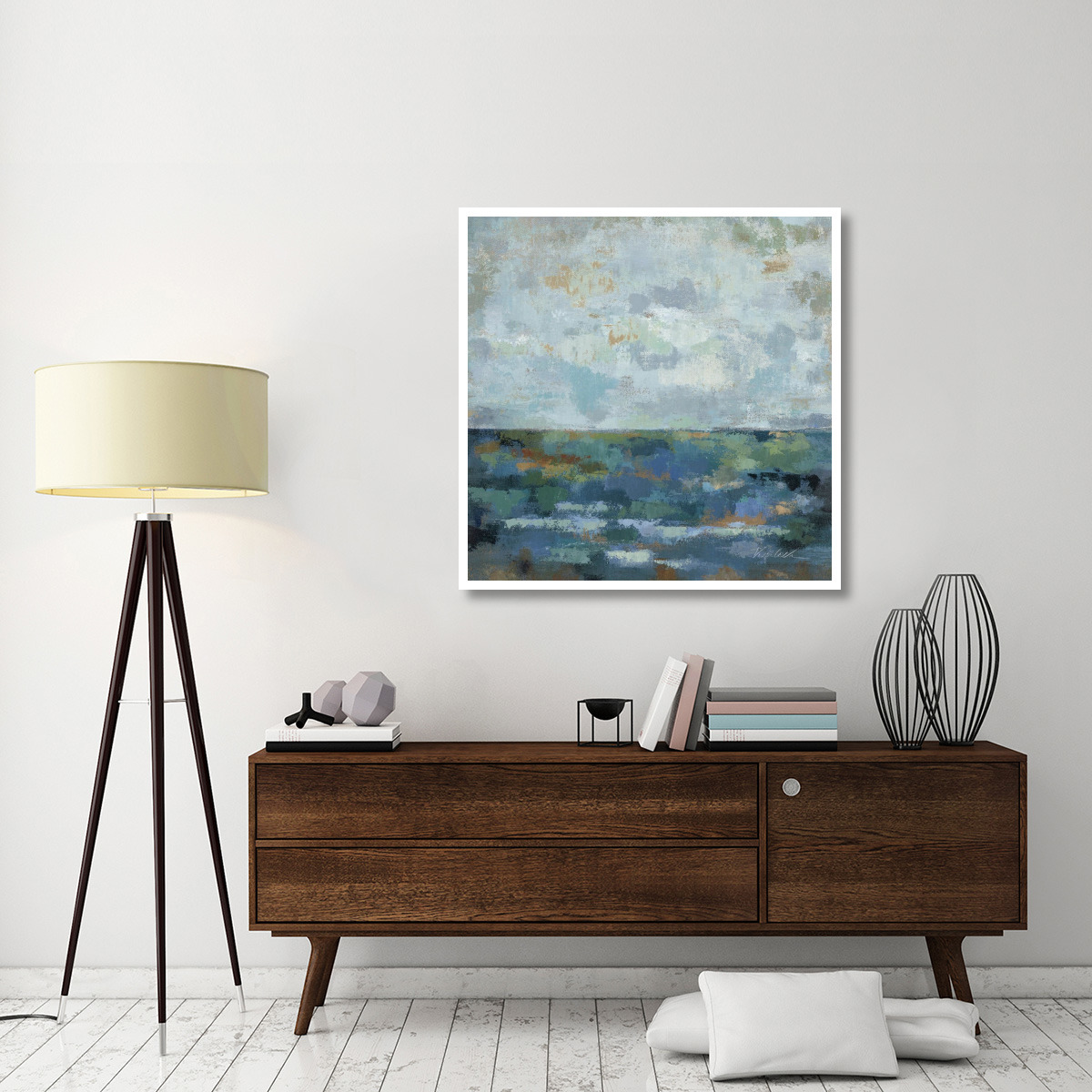 Seascape Sketches II -Paper Art-42&quotx42"