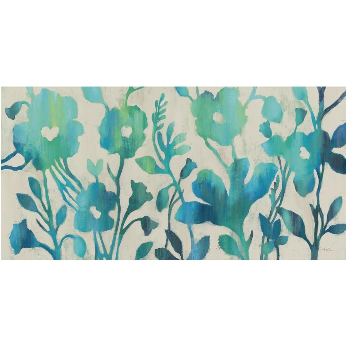 Teal Trio I -Paper Art-62&quotx32"